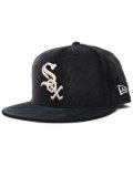 NEW ERA 59FIFTY FADED CORDUROY WHITE SOX BLACK
