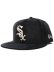 画像1: NEW ERA 59FIFTY FADED CORDUROY WHITE SOX BLACK (1)