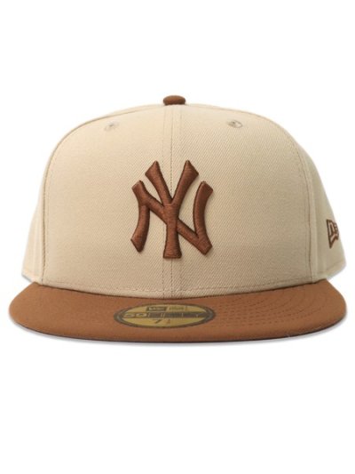 画像2: NEW ERA 59FIFTY GORO YANKEES OAT MILK/TIRAMISU