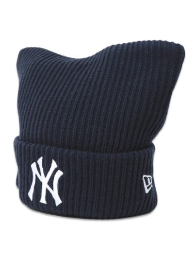 画像1: NEW ERA SQUARE KNIT GORO YANKEES NAVY