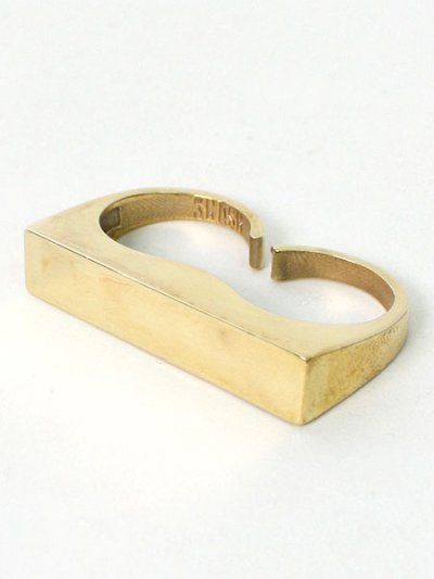 画像2: 【SALE】SNASH JEWELRY DOUBLE FINGER SOLID BAR