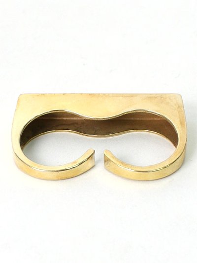 画像3: 【SALE】SNASH JEWELRY DOUBLE FINGER SOLID BAR