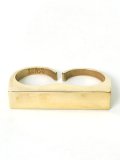 【SALE】SNASH JEWELRY DOUBLE FINGER SOLID BAR