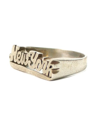 画像2: 【MEGA SALE】GROUNDSCORE NYC NEW YORK SMALL RING-SILVER