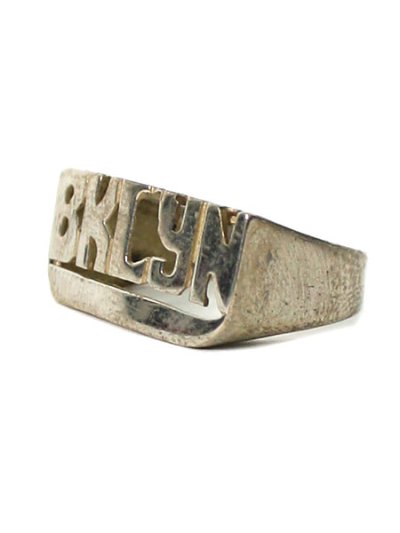 画像2: 【MEGA SALE】GROUNDSCORE NYC BKLYN RING-SILVER