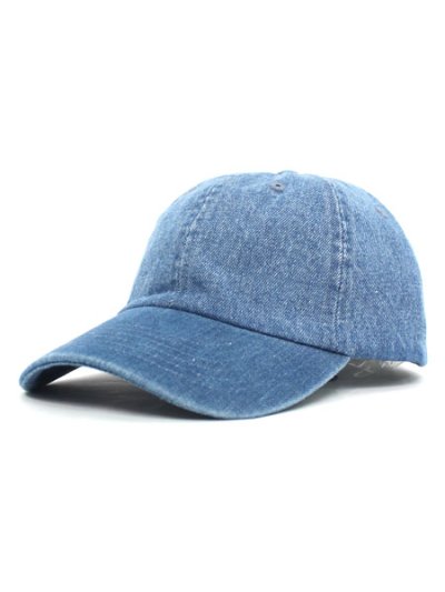 画像1: NEW HATTAN 6PNL DENIM CAP