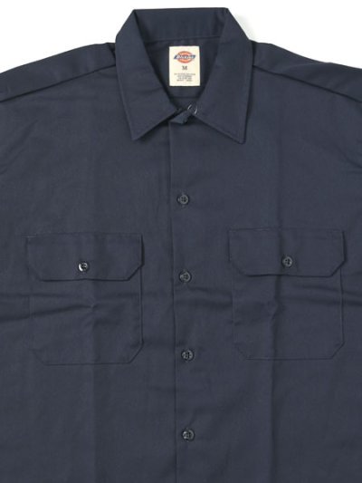 画像3: DICKIES L/S WORK SHIRT-DARK NAVY