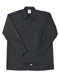 DICKIES L/S WORK SHIRT-BLACK