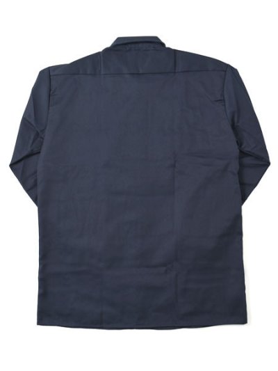 画像2: DICKIES L/S WORK SHIRT-DARK NAVY