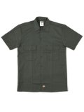DICKIES S/S WORK SHIRT-OLIVE