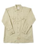 DICKIES L/S WORK SHIRT-MILITARY KHAKI