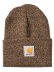 画像1: CARHARTT ACRYLIC WATCH HAT-DARK BROWN/SANDSTONE (1)