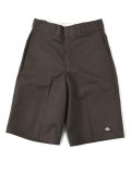 DICKIES 13" LOOSE.F MP WORK SHORTS-DARK BROWN