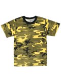 【SALE】ROTHCO COLORED CAMO TEE-STINGER YELLOW CAMO