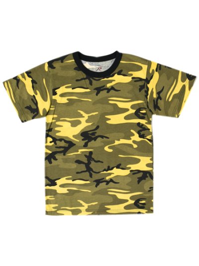 画像1: 【SALE】ROTHCO COLORED CAMO TEE-STINGER YELLOW CAMO