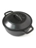 LODGE 2 QUART CAST IRON SERVING POT