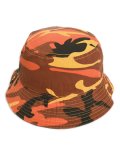 NEW HATTAN COTTON HAT ORANGE CAMO