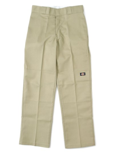 画像1: DICKIES DOUBLE KNEE WORK PANTS-MILITARY KHAKI