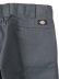 画像5: DICKIES FLAT FRONT SLIM WORK PANTS-CHARCOAL