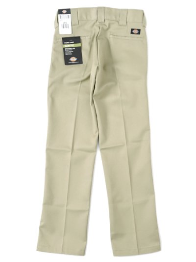 画像2: DICKIES FLAT FRONT SLIM WORK PANTS-MILITARY KHAKI