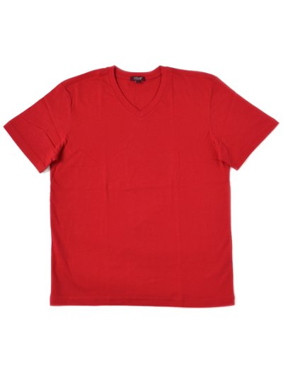 画像1: 【MEGA SALE】CITY LAB V NECK TEE レッド