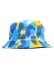 画像2: NEW HATTAN TIEDYE COTTON HAT-BLUE/YELLOW (2)