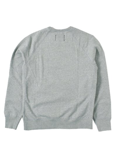 画像2: 【送料無料】REIGNING CHAMP MIDWEIGHT TERRY CREWNECK-HEATHER GY