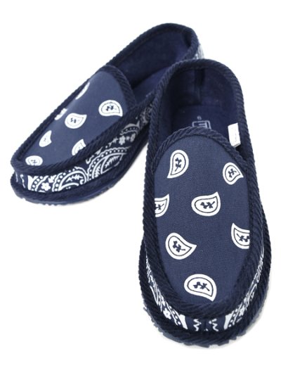 画像1: TROOPER AMERICA HOUSE SLIPPERS BANDANA NAVY/WHITE