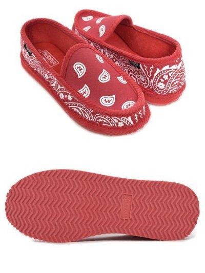 画像3: TROOPER AMERICA HOUSE SLIPPERS BANDANA RED/WHITE