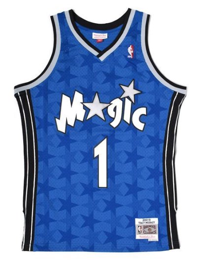 画像1: 【送料無料】MITCHELL & NESS SWINGMAN JERSEY MAGIC 00-01 #1 T.MCGRADY