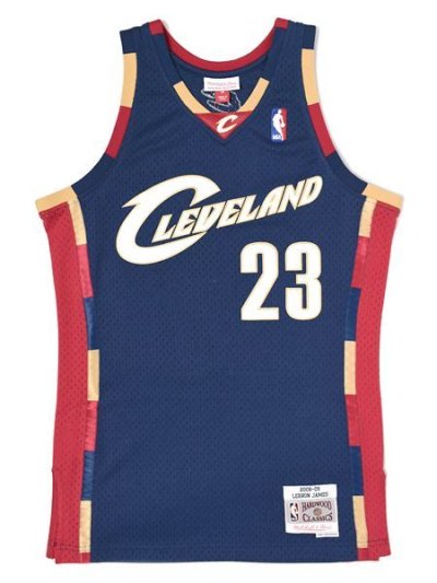 画像1: 【送料無料】MITCHELL & NESS SWINGMAN JERSEY CAVALIERS 08-09 #23 L.J