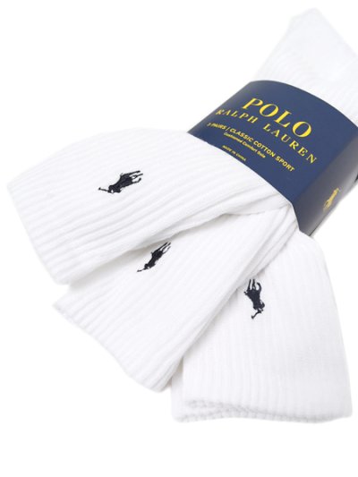 画像2: POLO RALPH LAUREN 3P CLASSIC EMBROIDERY CREW