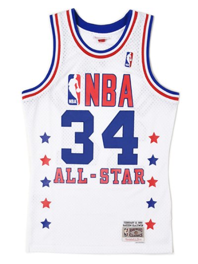 画像1: 【送料無料】MITCHELL & NESS SWINGMAN JERSEY ALL-STAR WEST 89 #34 H.O