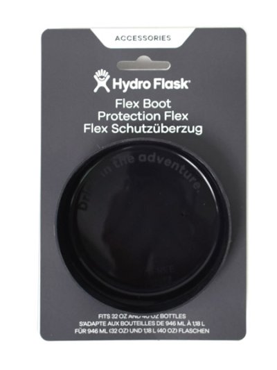 画像1: Hydro Flask MEDIUM FLEX BOOT 32OZ BOTTLE-BLACK