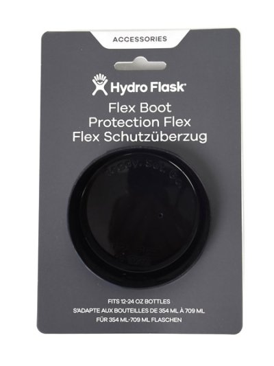 画像1: Hydro Flask SMALL FLEX BOOT 12-24OZ BOTTLE-BLACK
