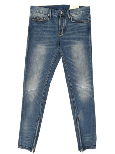 画像1: 【送料無料】mnml M12 STRETCH DENIM BLUE