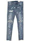 【送料無料】mnml M1 STRETCH DENIM SPLASH