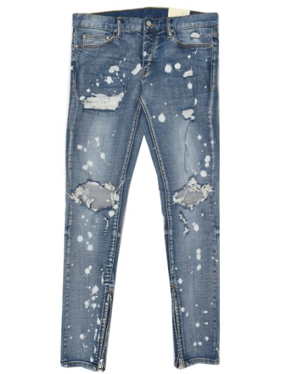 画像1: 【送料無料】mnml M1 STRETCH DENIM SPLASH