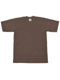 PRO CLUB HEAVY WEIGHT S/S TEE-BROWN