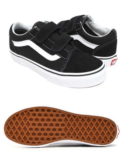 画像3: 【KIDS】VANS KIDS OLD SKOOL V BLACK/TRUE WHITE