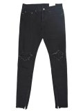 【送料無料】mnml M1 STRETCH DENIM BLACK