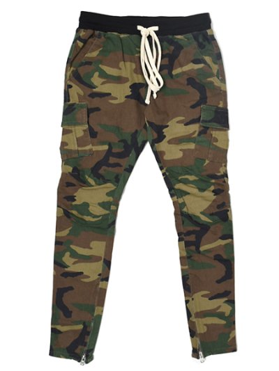 画像1: 【送料無料】mnml CARGO DRAWCORD PANTS