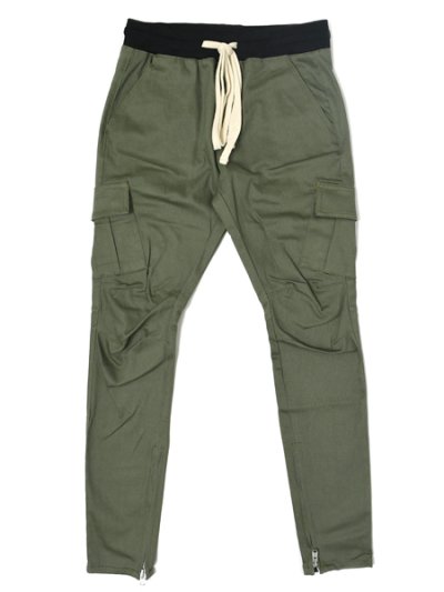 画像1: 【送料無料】mnml CARGO DRAWCORD PANTS