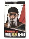 KING J EXTRA LONG TIE 40" DELUXE SILKY DU-RAG