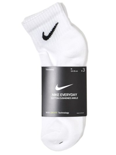 画像1: NIKE 3P EVERYDAY CUSHION QUARTER SOCKS