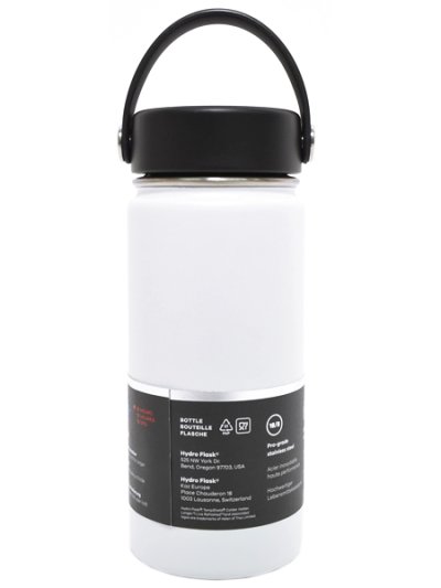 画像2: Hydro Flask HYDRATION 16 OZ WIDE MOUTH-WHITE