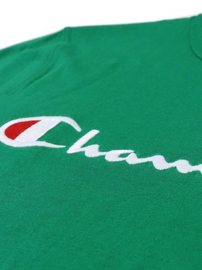 画像7: 【MEGA SALE】CHAMPION SCRIPT LOGO TEE-KELLY GREEN