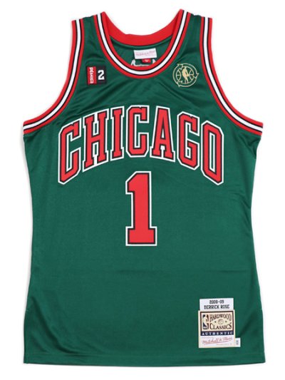 画像1: 【送料無料】MITCHELL & NESS AUTHENTIC JERSEY BULLS 08-09 #1 D.ROSE