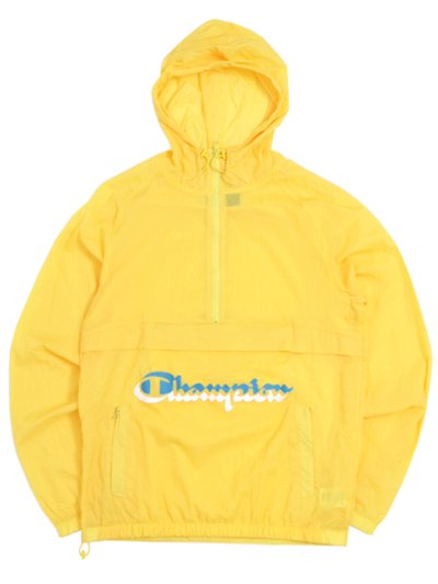 画像1: 【MEGA SALE】CHAMPION NYLON ANORAK JACKET-SUNNY YELLOW