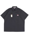 BEN DAVIS S/S SOLID HALF ZIP WORK SHIRT #124